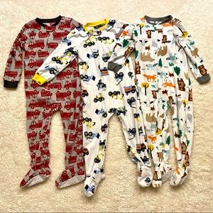 Boy’s 3T fleece footie pajamas